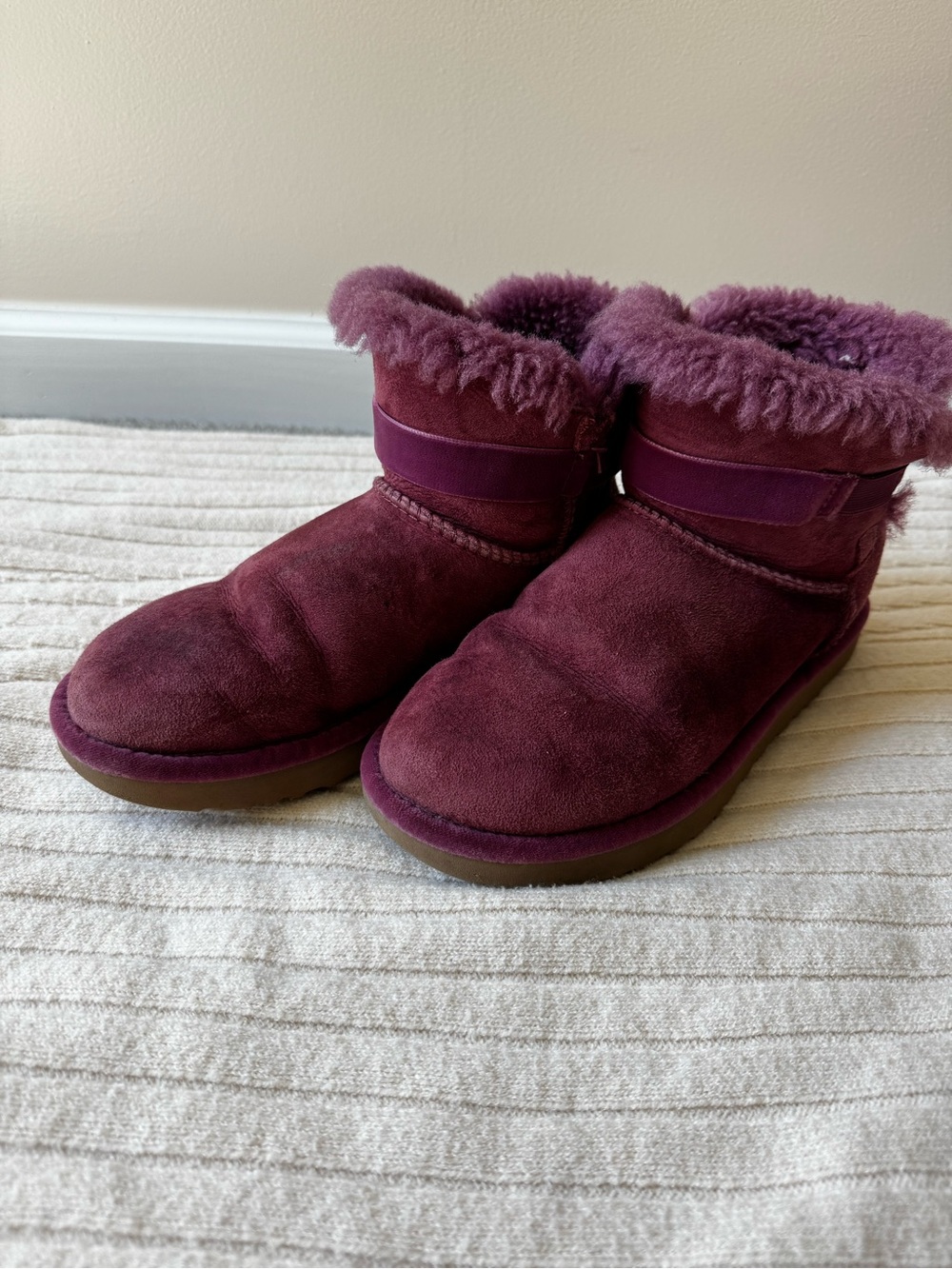 Purple Ugg boots